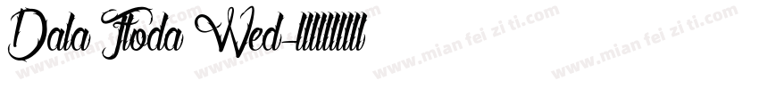 Dala Floda Wed字体转换